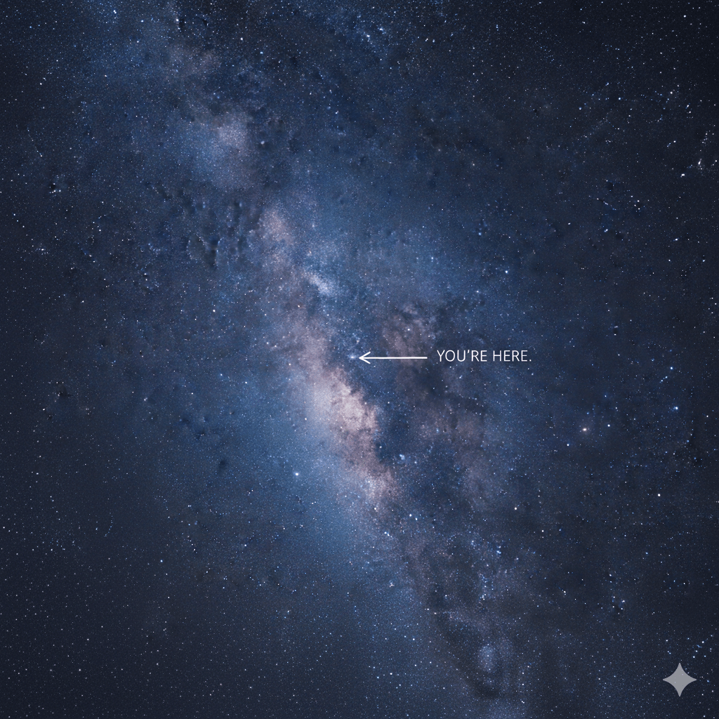 The Cosmic Comedy of a Narcissist: A Rounding Error in a Suit